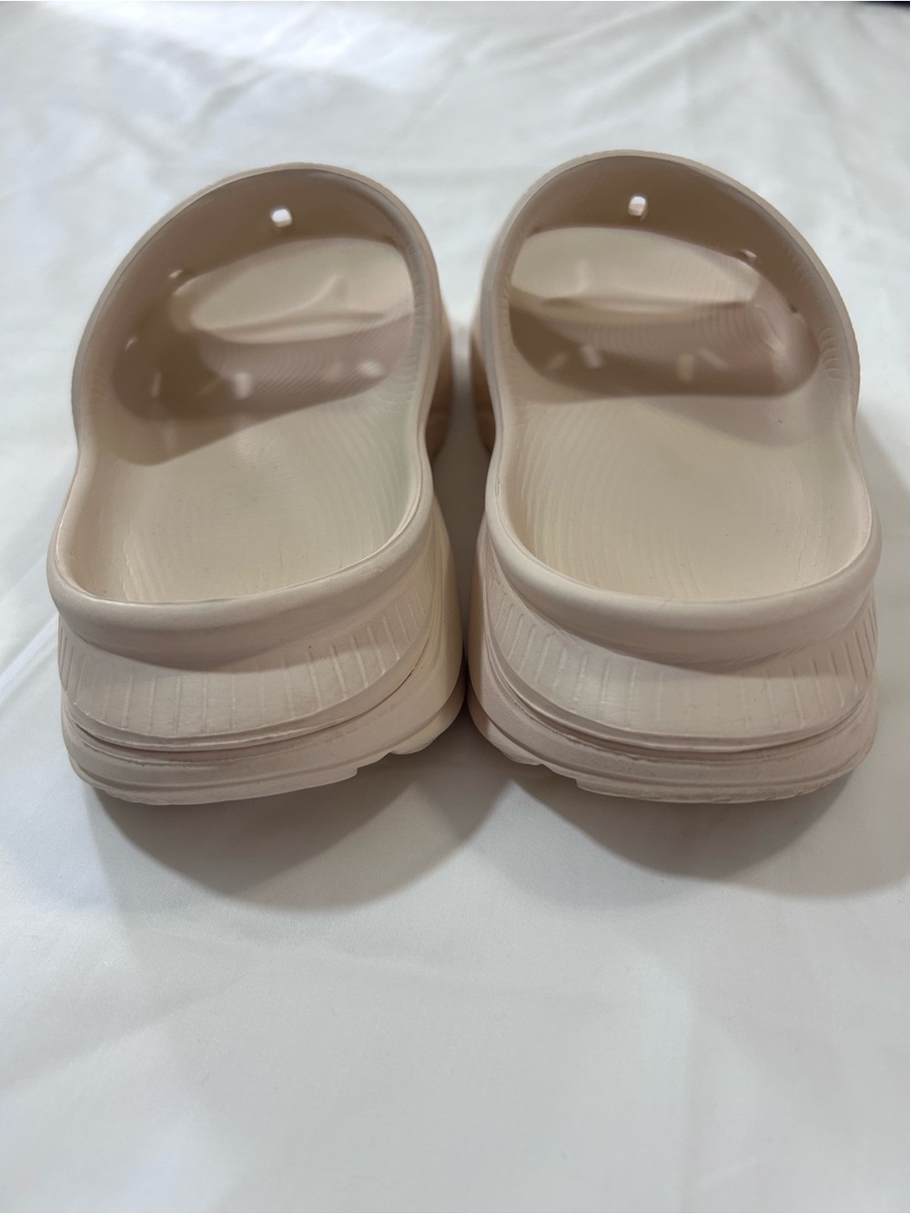 HOKA Beige Ora Recovery Slide,W7 - Picture 8 of 16